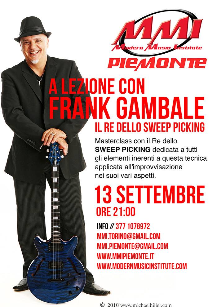 Frank Gambale Re Sweep Picking 2010 MMI Piemonte