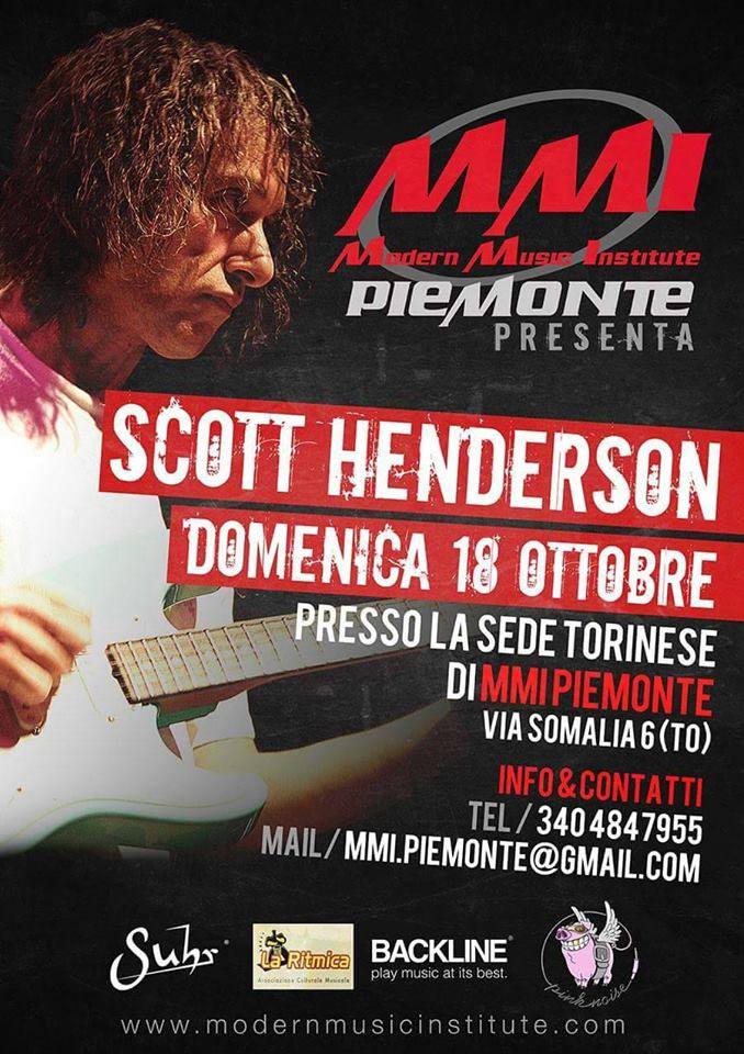 Scott Henderson Masterclass MMI Piemonte